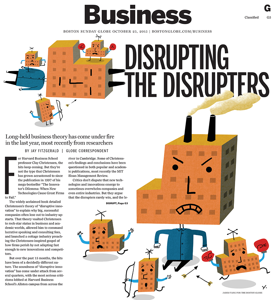 Boston Globe: Disrupting the Diisrupters